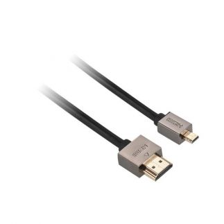 Kabel GoGEN HDMI / HDMI micro, 1,5m, v1.4, pozlacený, High speed, s ethernetem